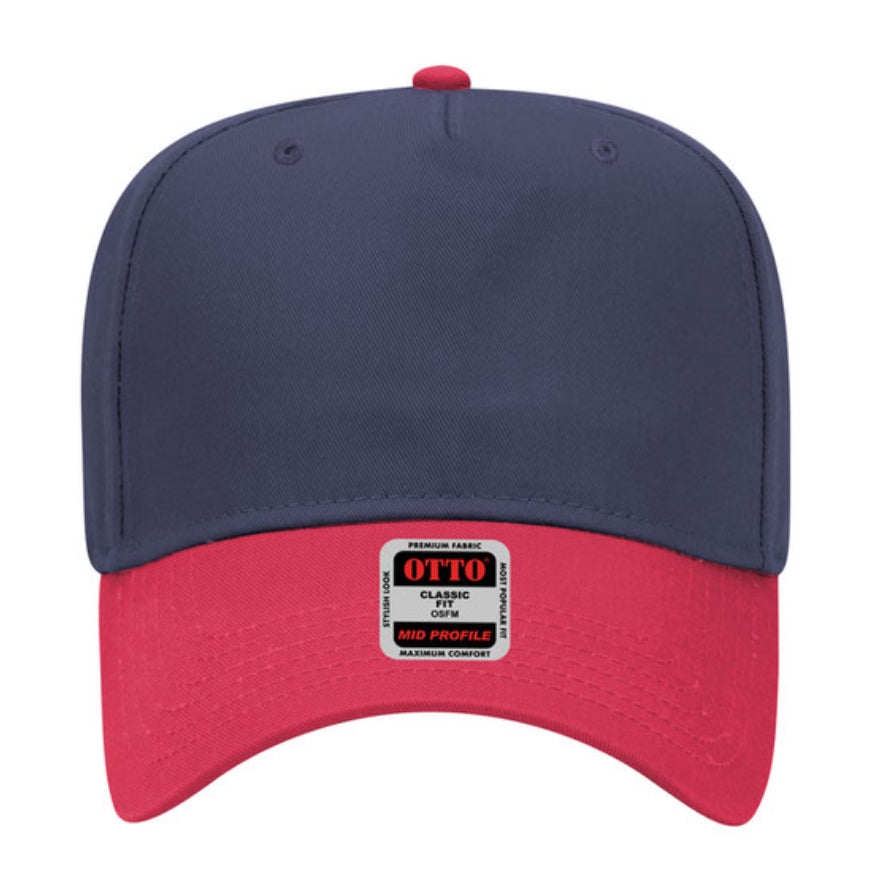 Otto Cap 31-069 5 Panel Mid Profile Baseball Cap