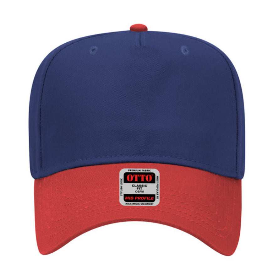 Otto Cap 31-069 5 Panel Mid Profile Baseball Cap