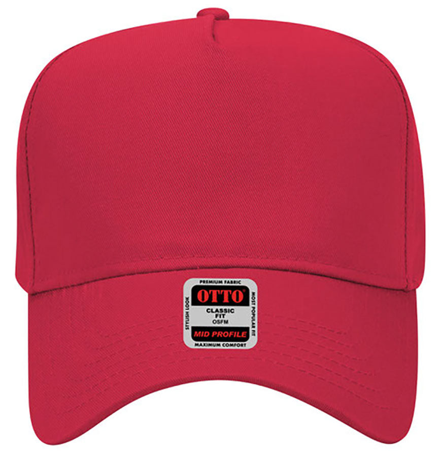 Otto Cap 31-069 5 Panel Mid Profile Baseball Cap