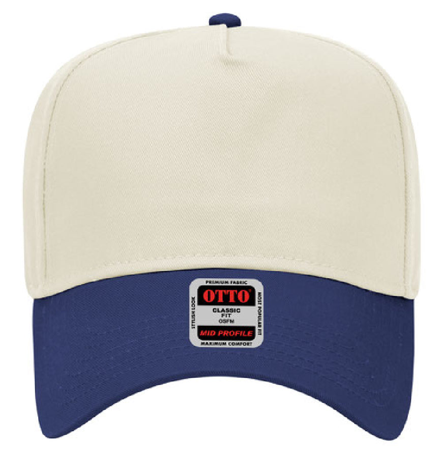 Otto Cap 31-069 5 Panel Mid Profile Baseball Cap
