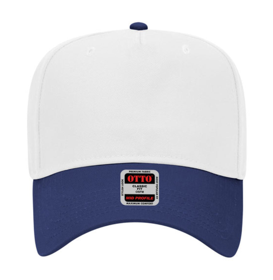 Otto Cap 31-069 5 Panel Mid Profile Baseball Cap