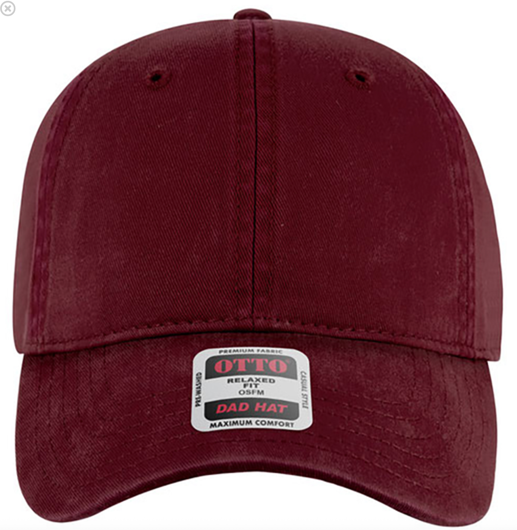 Otto Cap 6 Panel Low Profile Dad Hat