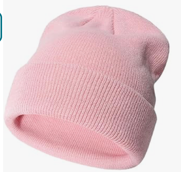 TODDLER (2-6 years) Custom Leather Patch Beanie