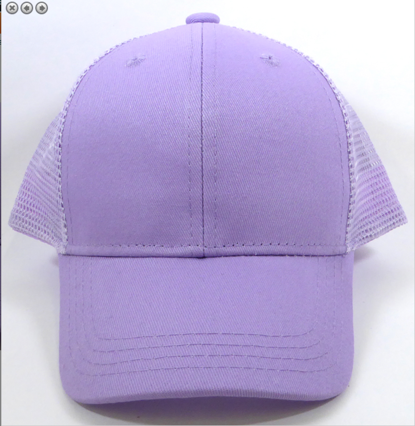 Crown 6-Panel Mesh Trucker Baseball Cap