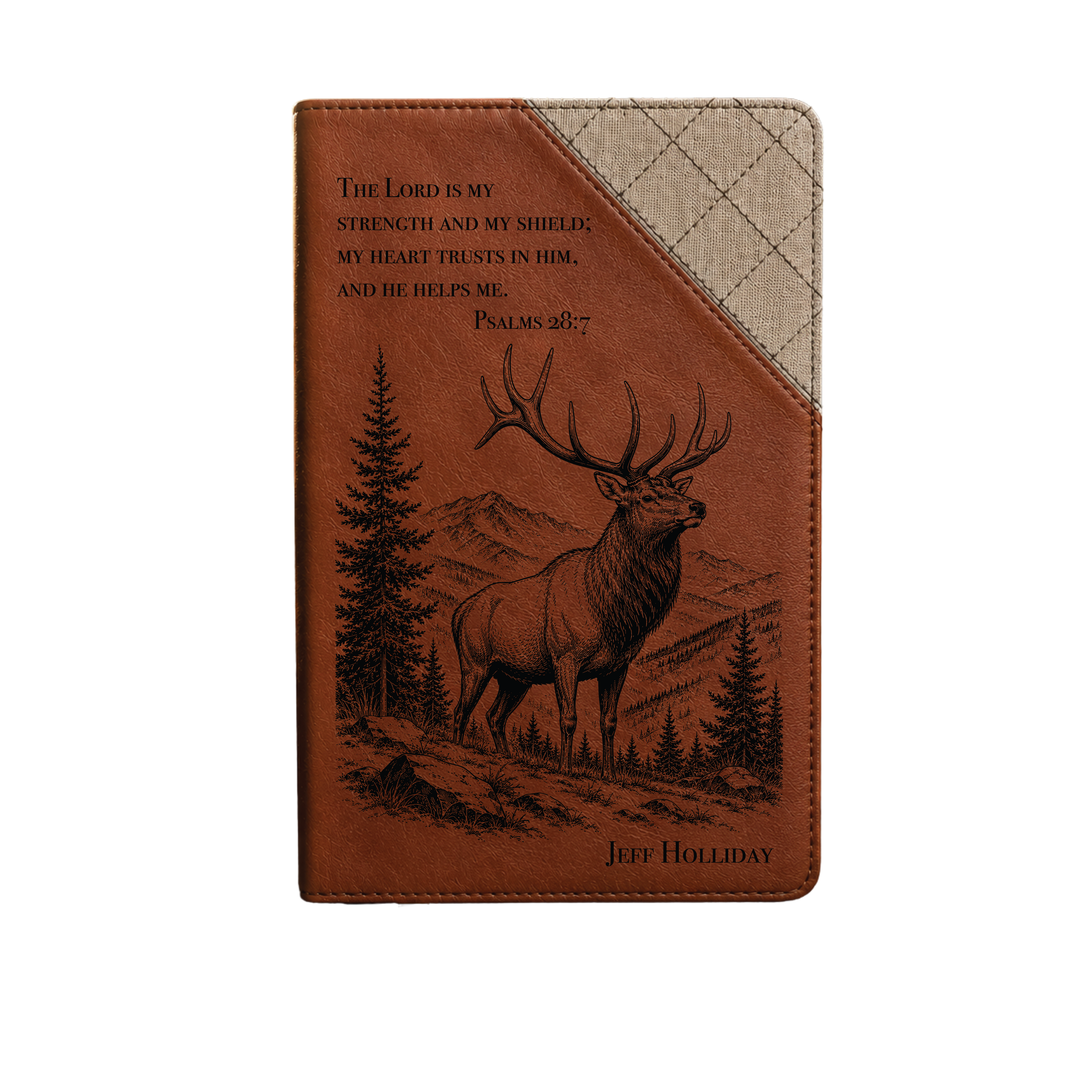 Personalized Elk Bible with Custom Scripture