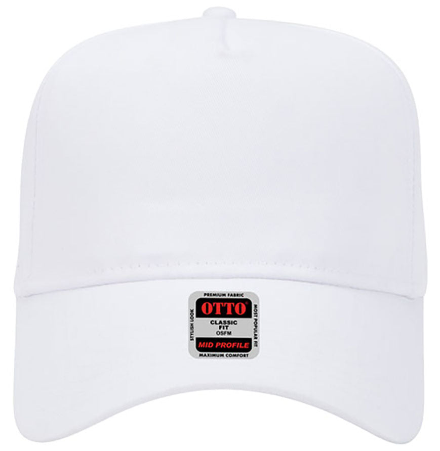 Otto Cap 31-069 5 Panel Mid Profile Baseball Cap