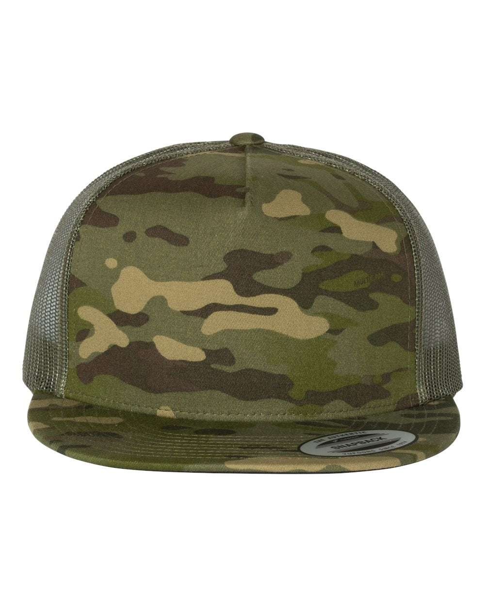 Yupoong 6006 Five-Panel Trucker-Mesh Snapback