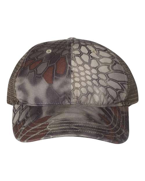 Richardson 111P- Printed Garment Washed Trucker ADULT