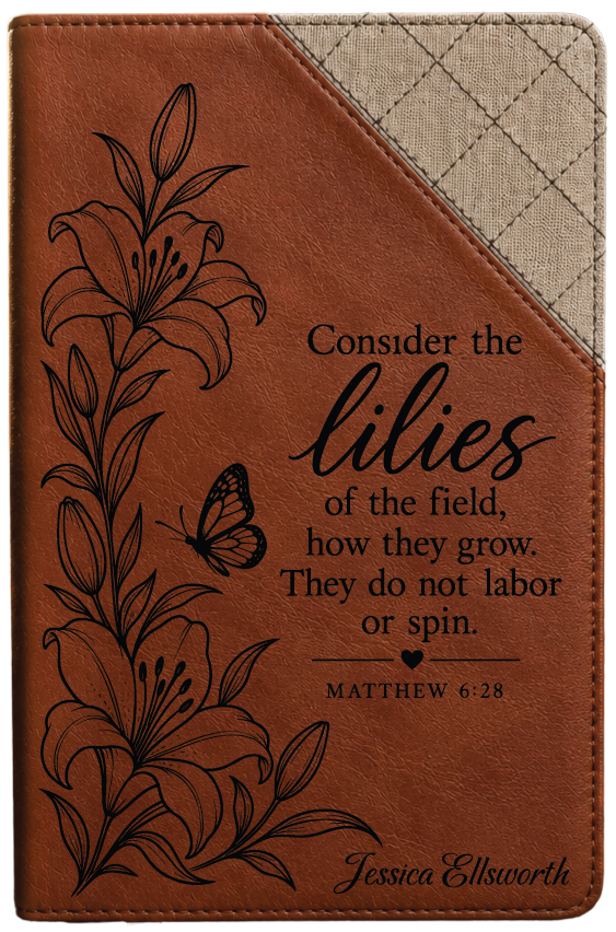 Personalized Lily of the Valley Bible with Scripture