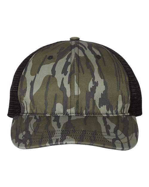 Richardson 111P- Printed Garment Washed Trucker ADULT