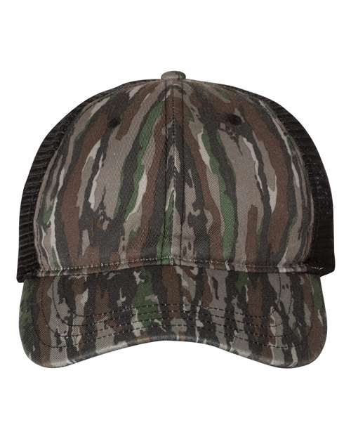 Richardson 111P- Printed Garment Washed Trucker ADULT