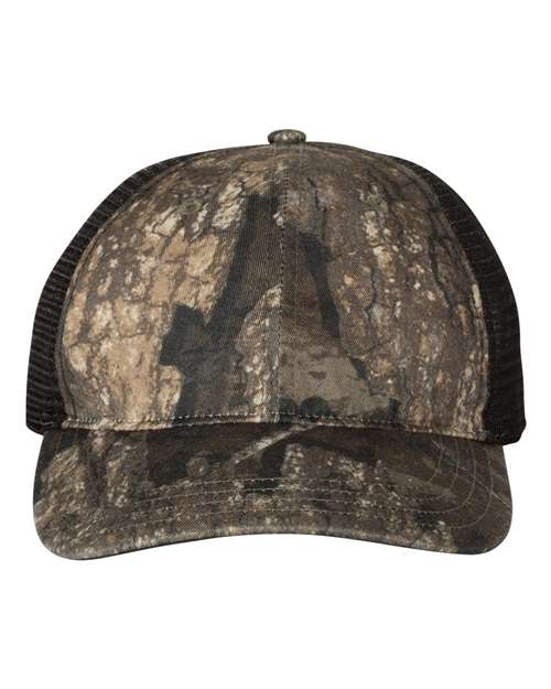 Richardson 111P- Printed Garment Washed Trucker ADULT